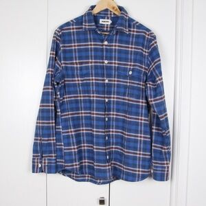 Taylor Stitch Blue Plaid Casual Button Down Shirt